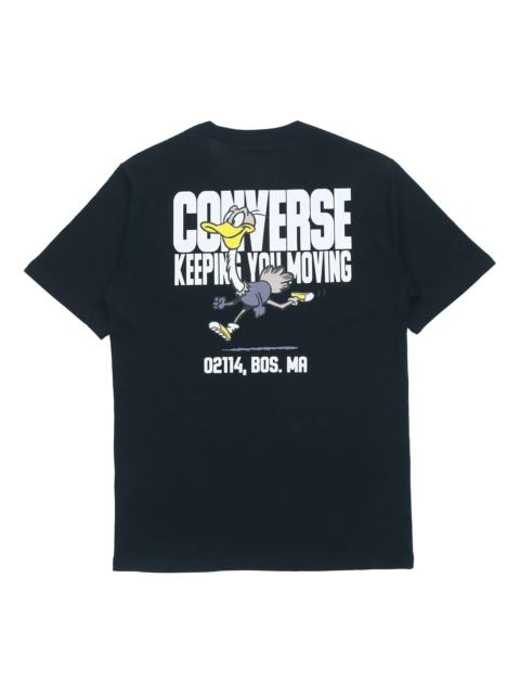 Converse Converse Keep Moving Short Sleeve T-Shirt 'Black' 10021124-A01