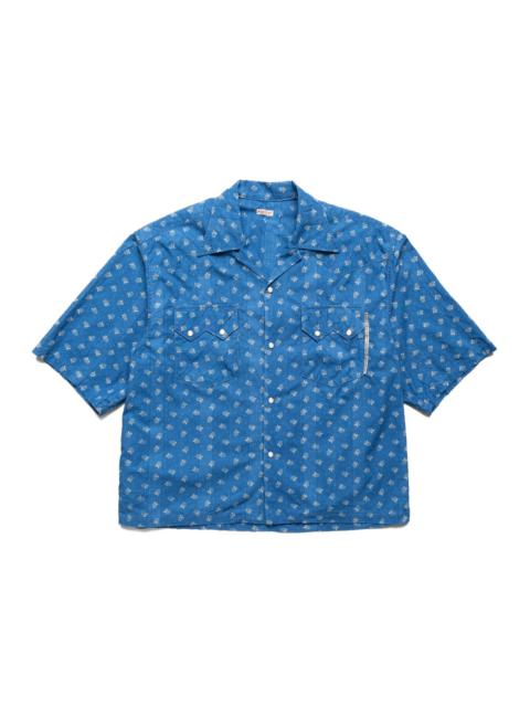 Kapital Dobby Stripe IDG Open Collar Western BIG Shirt