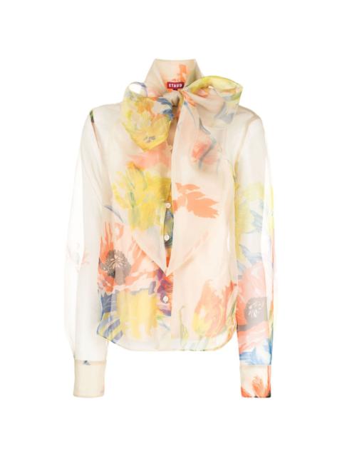 Maryn floral-print blouse