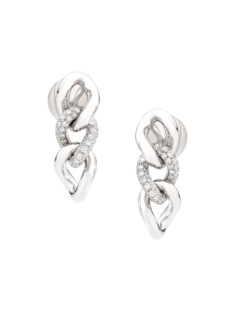 Pomellato Women's Catene 18K White Gold & Diamond Drop Earrings - White Gold