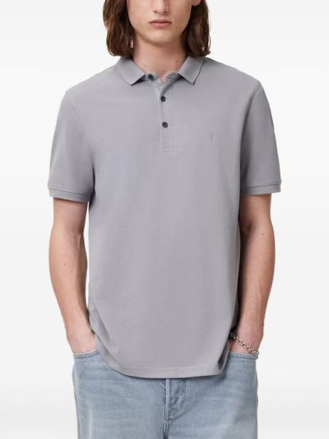ALLSAINTS embroidered-logo polo shirt