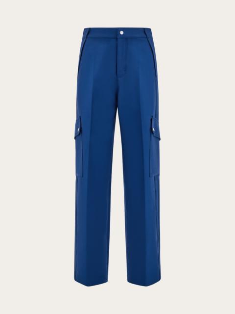 FERRAGAMO Viscose cargo pants