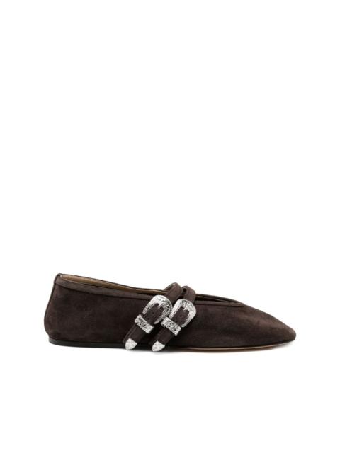 LE MONDE BÉRYL strap buckle ballet flats