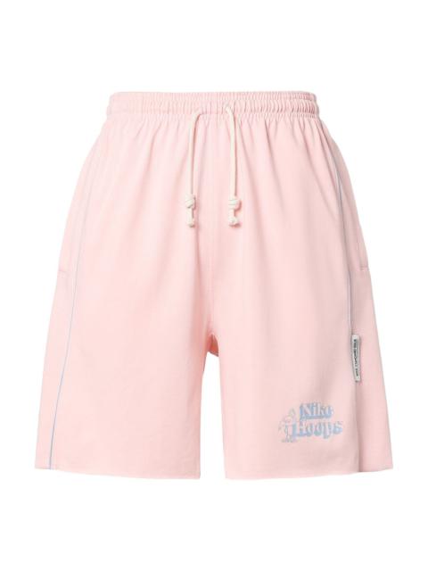 Nike Nike Standard Issue Printing Logo Solid Color Straight Shorts Pink DH7384-610