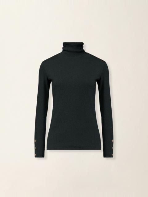 FABIANA FILIPPI Ribbed cotton jersey turtleneck T-shirt