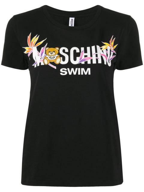 Moschino swim print T-shirt