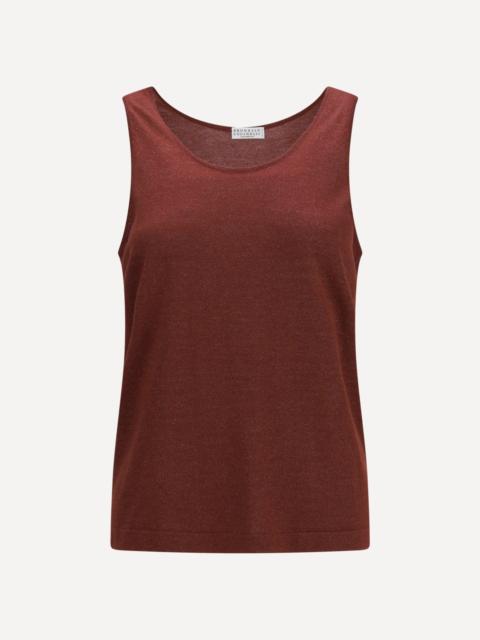 Brunello Cucinelli Luminous knit Tank Top