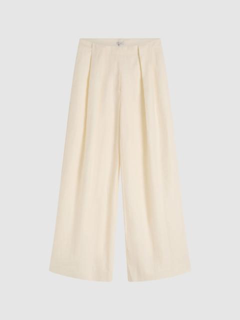 ST. AGNI Pleat Loop Pants - Ivory