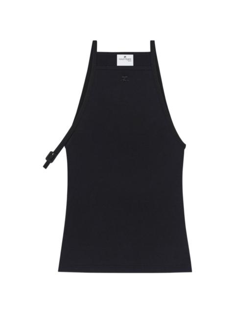 courrèges buckle-detail top