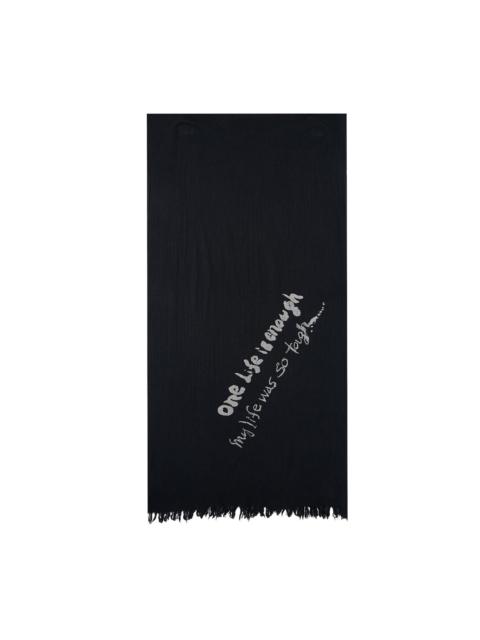 Y's Oversized Fringe Scarf