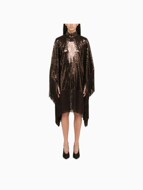 Taller Marmo Chocolate sequin dress