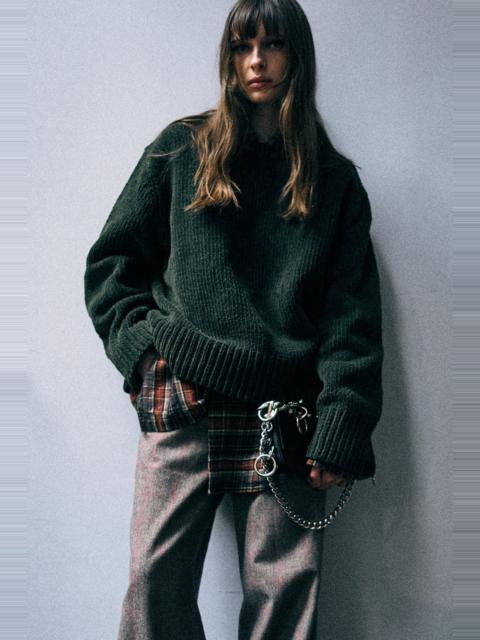 R13 Boxy Crewneck Sweater
