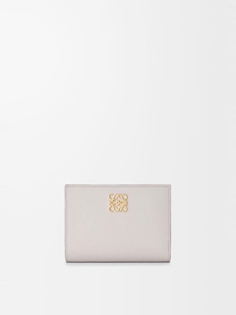 Loewe Anagram compact wallet in pebble grained calfskin