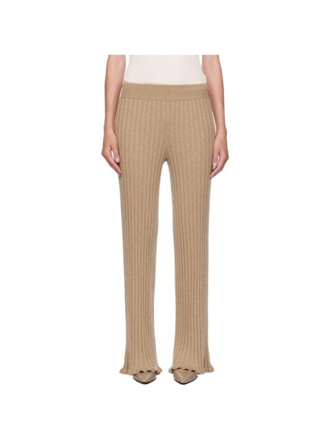 LISA YANG Beige Eveline Trousers