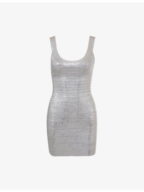 House of CB The OG Bandage Panelled Stretch-Woven Mini Dress