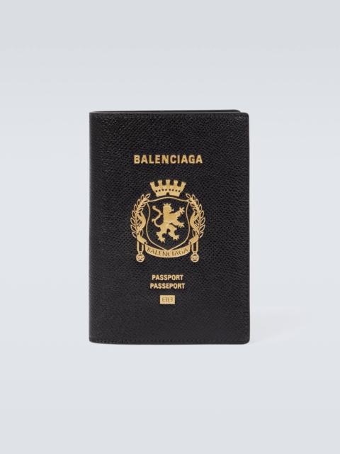 BALENCIAGA Logo passport holder