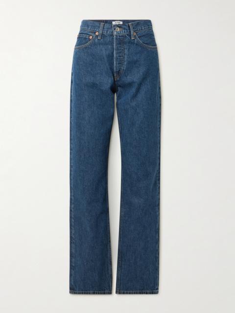 RE/DONE 90s High-rise Straight-leg Jeans