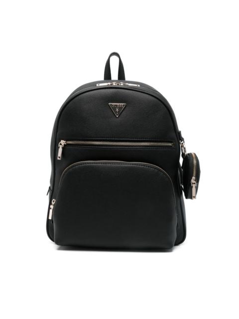 GUESS USA logo-plaque backpack