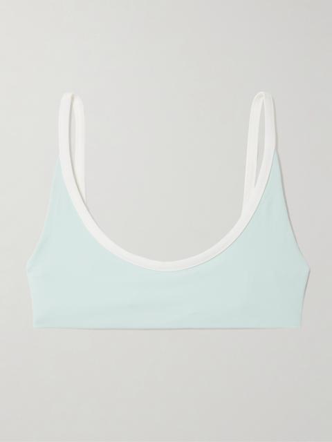 MARYSIA Calcutta Two-tone Bikini Top