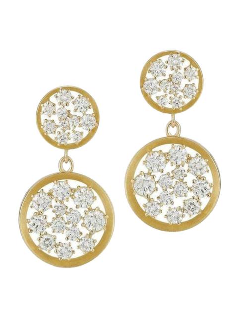 JADE TRAU Margot Diamond Drop Earrings