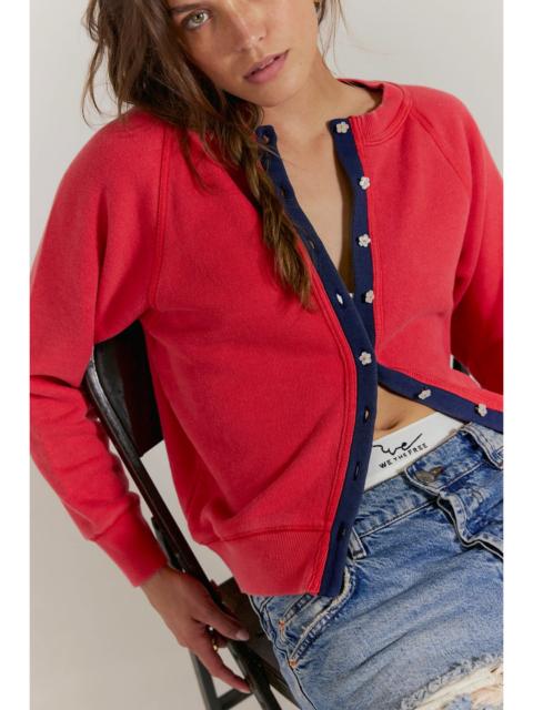 FREE PEOPLE Junior Solid Sweatshirt Cardi