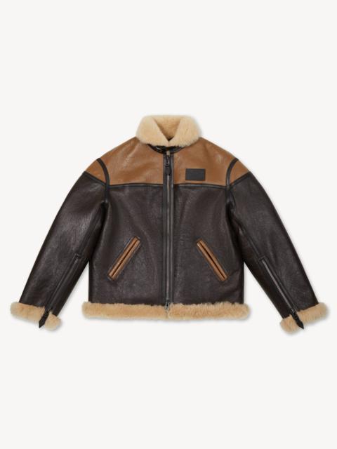 KENZO 'KENZO Flying Boke' genderless blouson in shearling