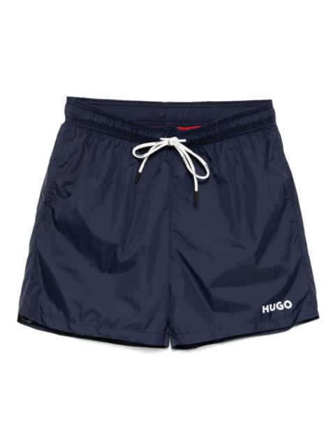 HUGO logo swim shorts