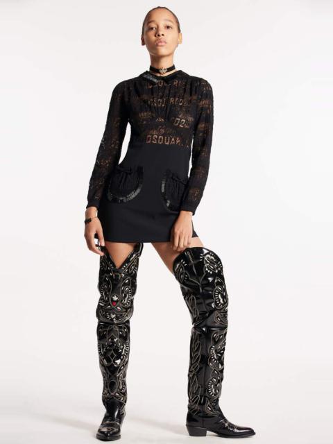 DSQUARED2 DSQUARED2 LACEY MINI DRESS