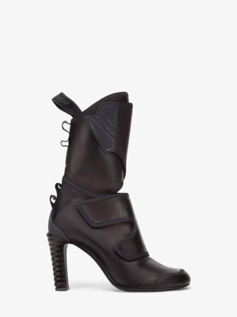 FENDI Black leather Promenade Booties