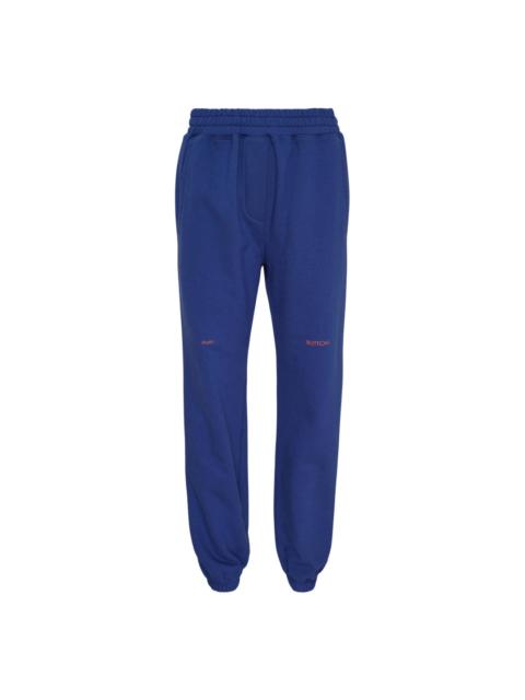 pushBUTTON Blue Logo Jogger Pants