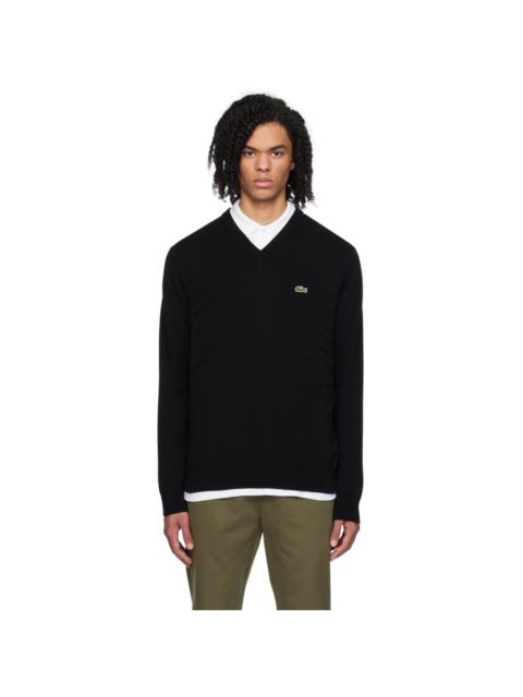 LACOSTE 로고 자수 정밀한 늑골 잠바