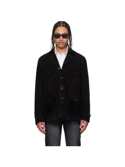 Paul Smith Black Field Suede Jacket
