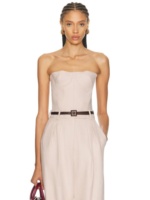 ALEX PERRY Longline Cupped Corset Top