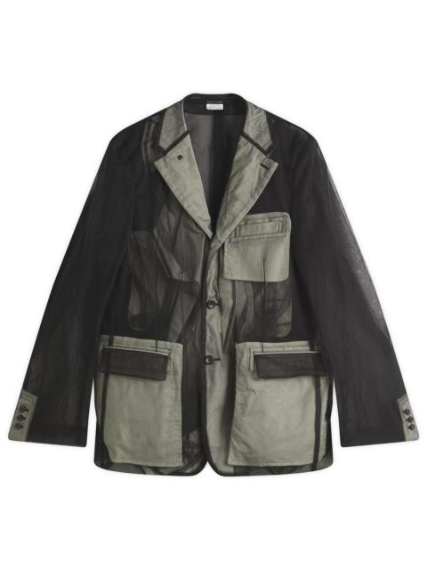 Comme des Garçons Homme Plus Comme des Garçons Homme Plus Nylon and Tulle Singled Breasted