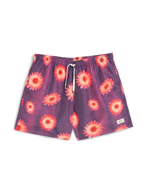 Bather Raspberry Air Garden Swim Trunk