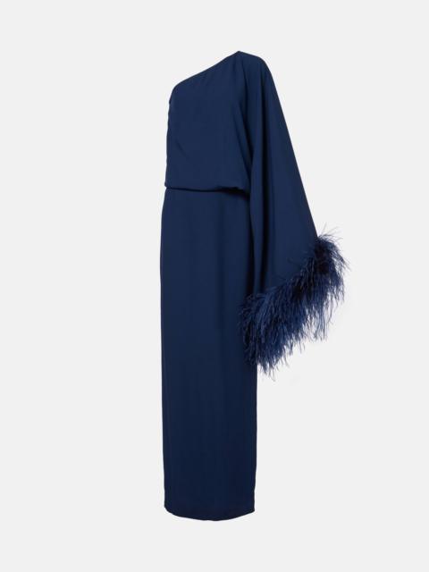 Taller Marmo Feathered Eternity maxi dress