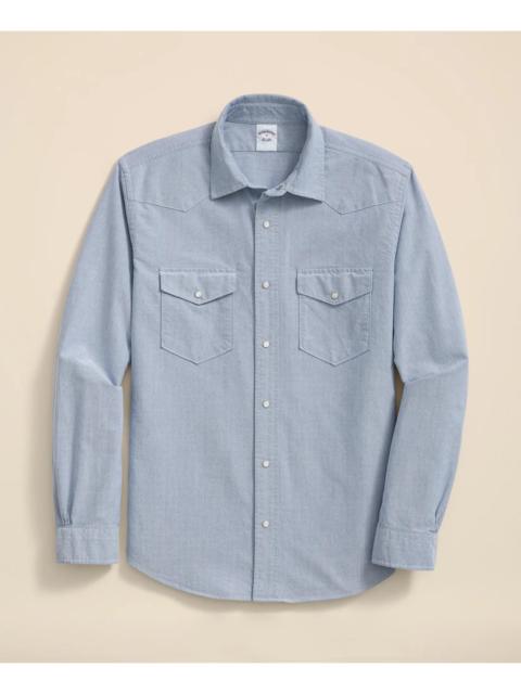 Brooks Brothers Friday Oxford Western Shirt