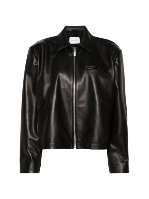 MAGDA BUTRYM leather zip jacket