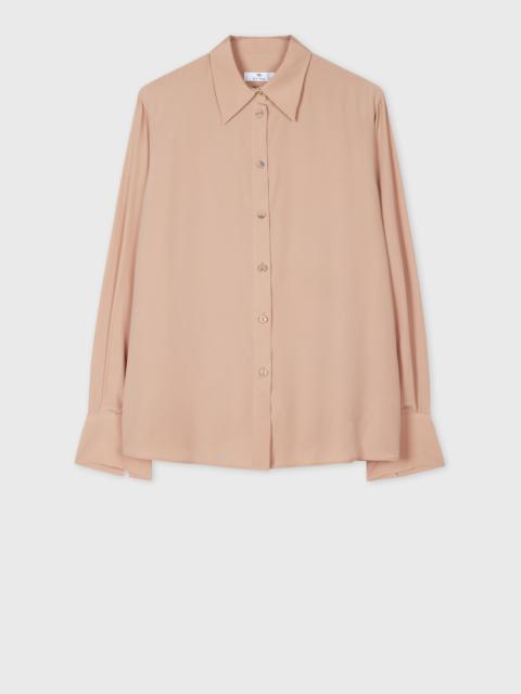 Paul Smith Women's Light Pink Silk-Blend Blouse