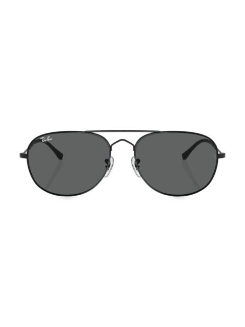 Ray-Ban Men's RB3735 60MM Bain Bridge Pillow Sunglasses - Black Dark Grey
