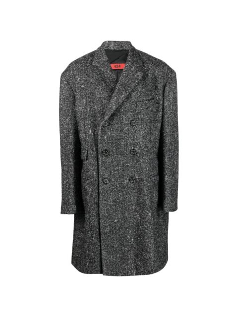 424 Black Orchid double-breasted coat