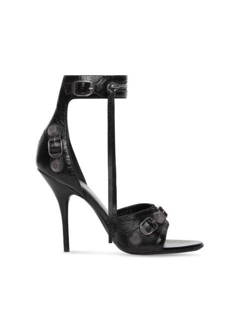 BALENCIAGA Women's Cagole 110mm Sandal  in Black