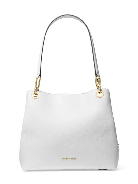 MICHAEL KORS Women's Kensington Large Shoulder Tote - Optic White