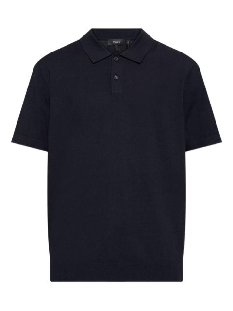 Theory fine-knit polo shirt