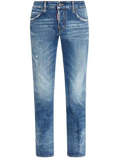 DSQUARED2 faded tapered jeans