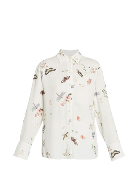 Erdem long-sleeve floral-print shirt