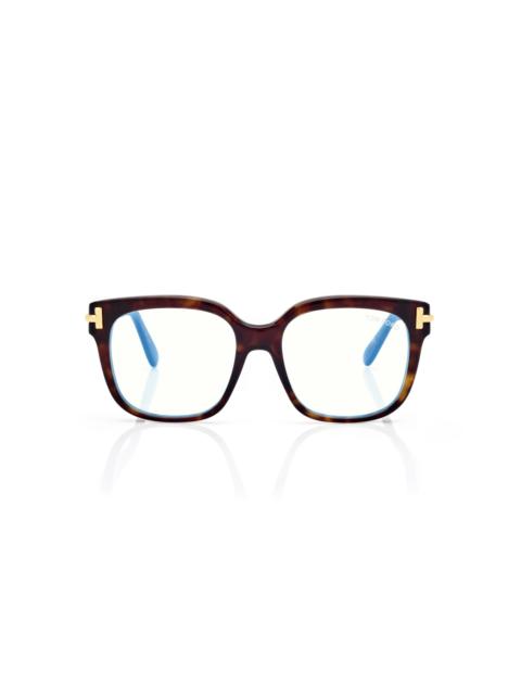 TOM FORD ICON BLUE BLOCK SQUARE OPTICALS
