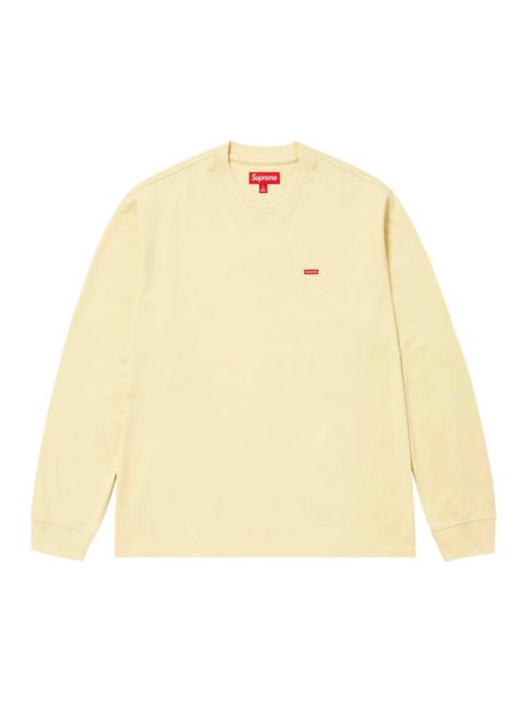 Supreme Small Box Long-Sleeve Tee 'Light Tan'