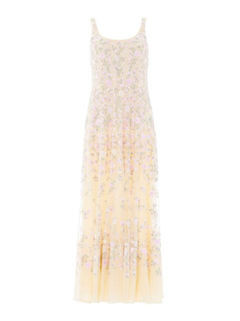 Needle & Thread Sylvia Rose Scoop Neck Ankle Gown