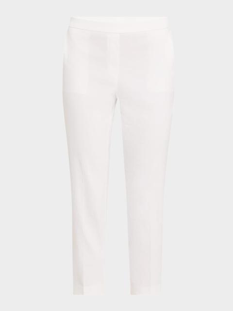 Theory Treeca Cropped Slim Pull-On Pants